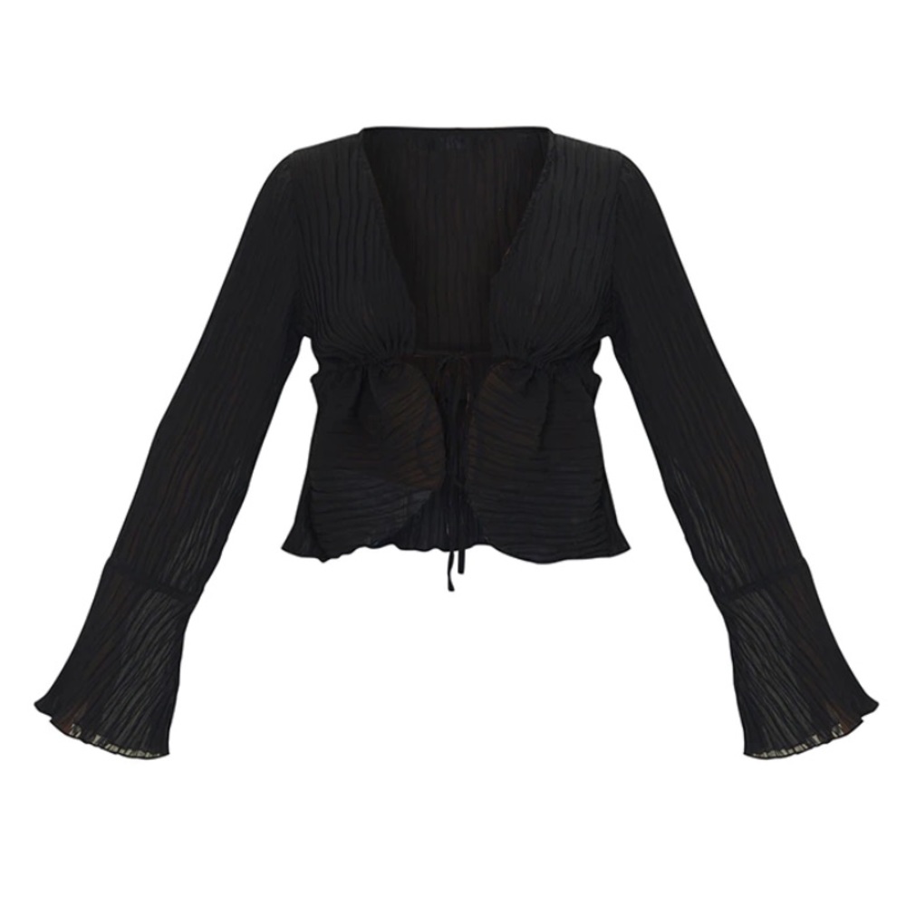 Black Sheer Blouse